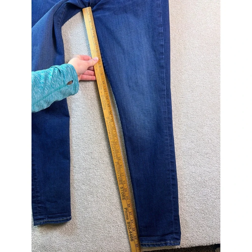 Madewell Jeans Women's‎ 32T (Fits 34x31) Blue Denim High Rise Skinny Button Fly